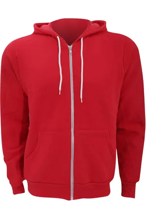Bella + Canvas Canvas unixex zip-up polycotton fleece hooded sweatshirt / hoodie