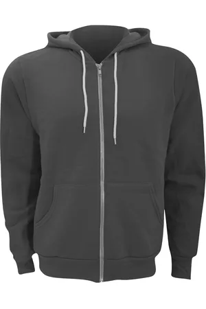 Bella + Canvas Canvas unixex zip-up polycotton fleece hooded sweatshirt / hoodie