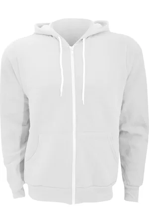 Bella + Canvas Canvas unixex zip-up polycotton fleece hooded sweatshirt / hoodie