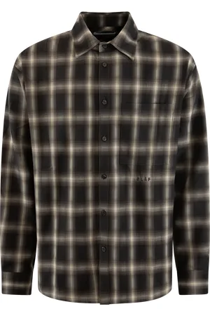 OLAF HUSSEIN Heren plaid boxy shirt