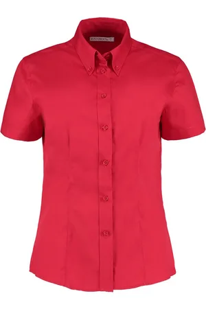 Kustom Dames corporate oxford korte mouwen shirt