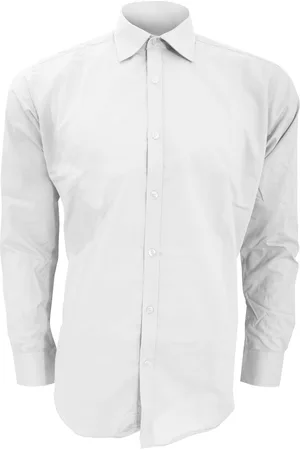 Kustom Heren slim fit lange mouwen business / work shirt