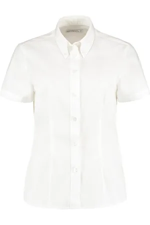 Kustom Dames corporate oxford korte mouwen shirt