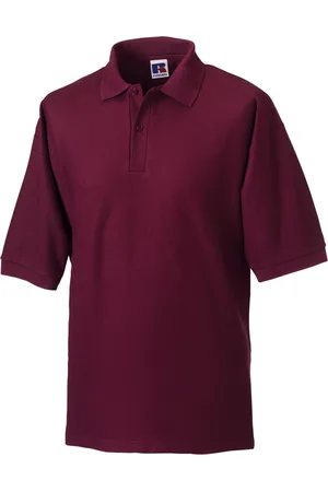 Jerzees Colours Russell mens klassiek poloshirt met korte mouwen van katoen