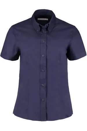 Kustom Dames corporate oxford korte mouwen shirt