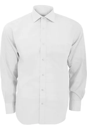 Kustom Heren premium niet strijkijzer lange mouw shirt