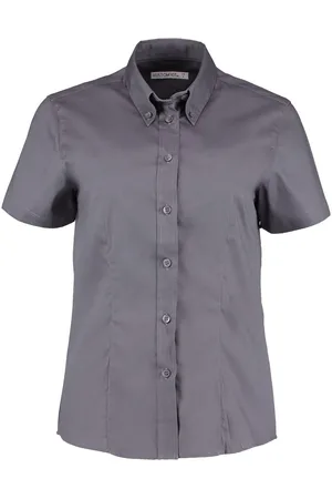 Kustom Dames corporate oxford korte mouwen shirt