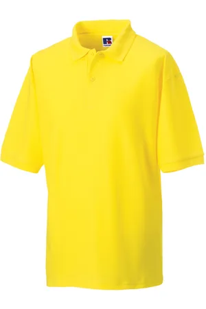 Jerzees Colours Russell mens klassiek poloshirt met korte mouwen van katoen