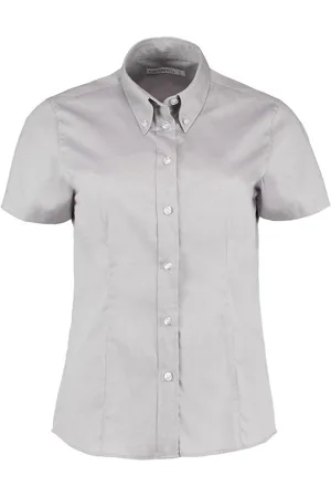 Kustom Dames corporate oxford korte mouwen shirt
