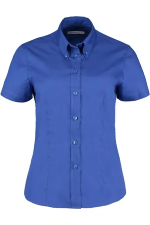Kustom Dames corporate oxford korte mouwen shirt