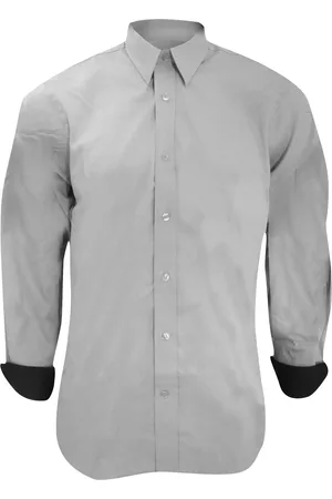 Kustom Heren lange mouw contrast premium oxford shirt