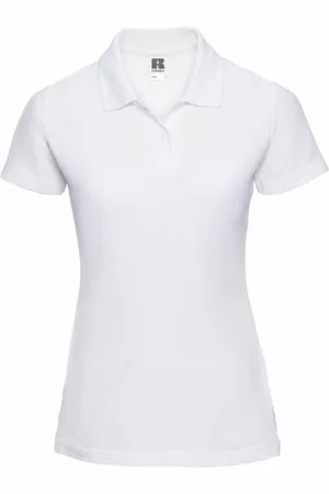 Jerzees Colours Dames 65/35 poloshirt met korte mouwen en harde kraagpijpen