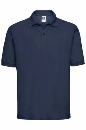 Jerzees Colours Russell mens klassiek poloshirt met korte mouwen van katoen