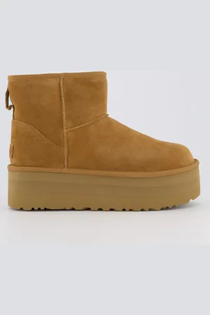 UGG Dames classic mini platform chestnut