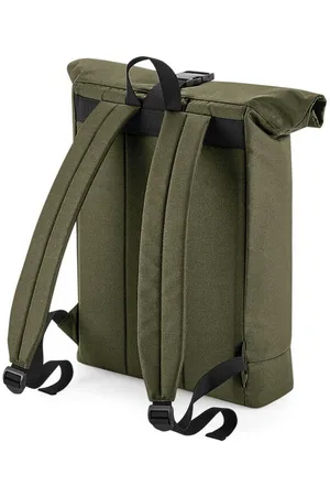 BagBase Roll top gerecycleerde rugzak