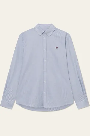 Les Deux Kent oxford shirt 2.0 ldm410205 410201-light blue white