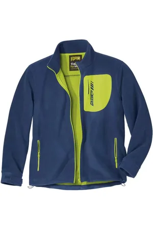 Atlas For Men Heren fleece jas met gaasvoering