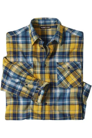 Atlas For Men Heren geruit flannel shirt