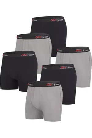 Atlas For Men Effen boxershorts voor heren (set van 6)