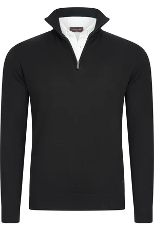 Cappuccino Italia Mock zip pullover