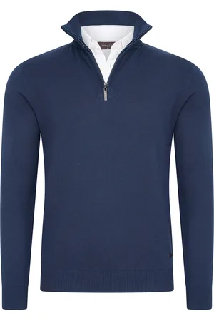 Cappuccino Italia Mock zip pullover