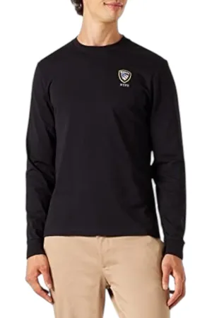 Blauer T-shirt heren