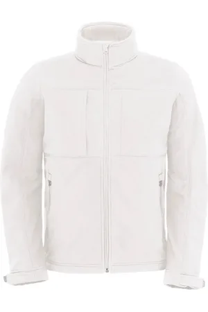 B and C Heren soft shell jas met capuchon