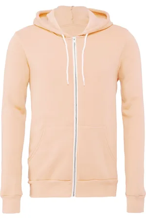 Bella + Canvas Unisex volwassen polycotton full zip hoodie