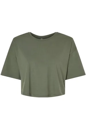 Bella + Canvas Dames jersey crop t-shirt