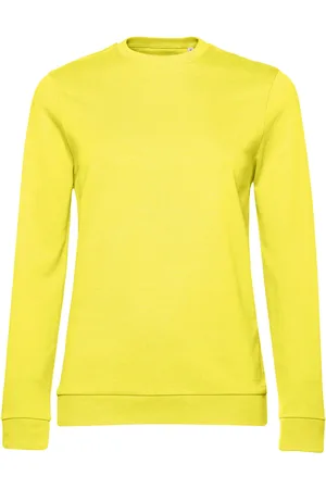 B and C Dames frans terry sweatshirt met inzetstuk