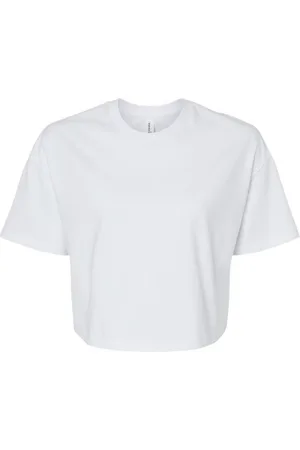 Bella + Canvas Dames jersey crop t-shirt