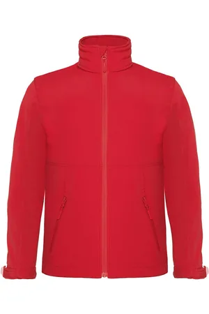 B and C Kinder/kinder soft shell jas met capuchon