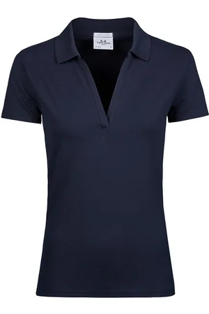 TeeJays Dames luxe stretch poloshirt