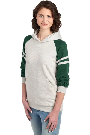 Jerzees Colours Heren colour block nublend hoodie