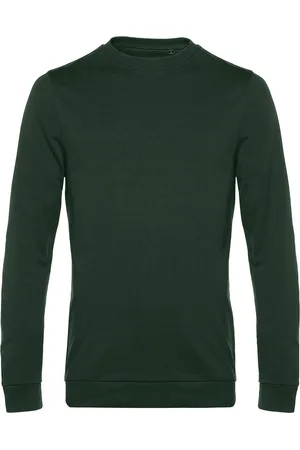 B and C Heren frans terry sweatshirt met inzet