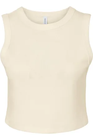 Bella + Canvas Dames muscle micro-rib cropped tank top