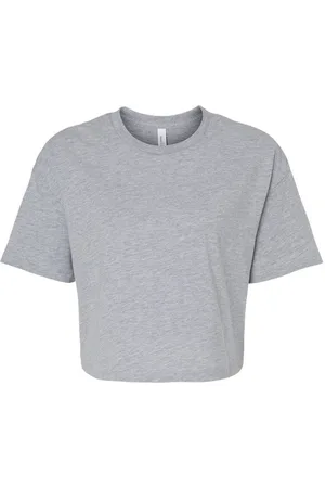 Bella + Canvas Dames jersey crop t-shirt
