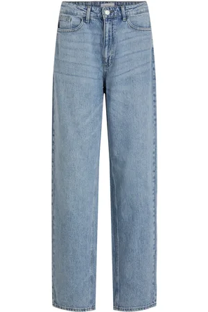 VILA 14084730 vikelly jaf hw straight jeans-noos