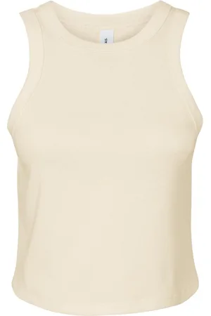 Bella + Canvas Dames micro-rib racer tanktop