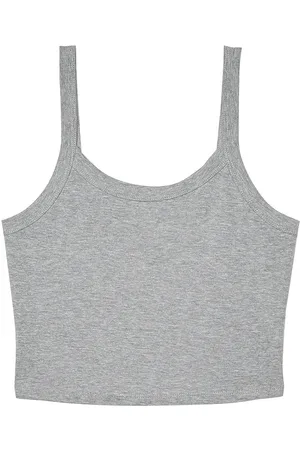 Bella + Canvas Dames micro-rib spaghetti strap tanktop