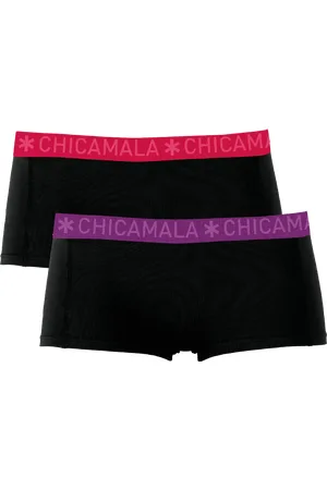 Muchachomalo Dames 2-pack boxershorts effen