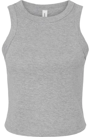 Bella + Canvas Dames micro-rib racer tanktop
