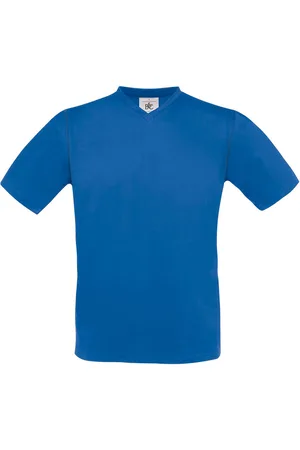B and C Heren exact v hals t-shirt