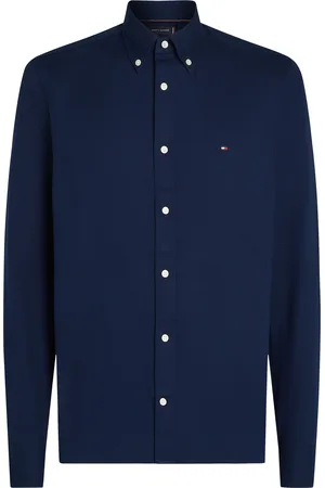 Tommy Hilfiger Menswear casual overhemd met lange mouwen