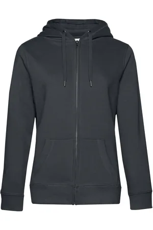 B and C Dames queen hoodie met rits