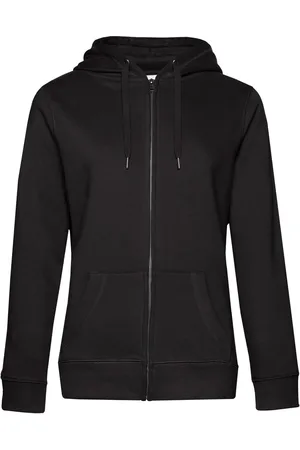 B and C Dames queen hoodie met rits