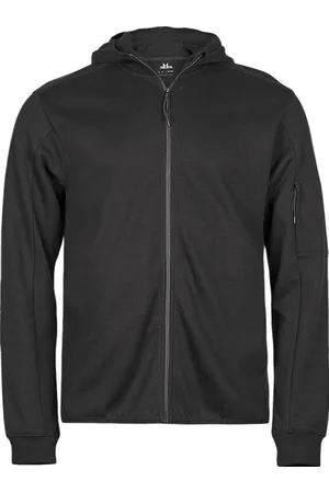 TeeJays Heren athletic hoodie met volledige rits