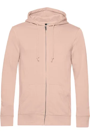 B and C Unisex inspire organic full zip hoodie voor volwassenen