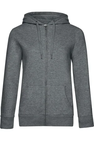 B and C Dames queen hoodie met rits