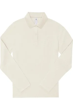 B and C Dames my polo 180 katoenen shirt met lange mouwen
